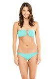 Braided Thong Bottom - Topaz
